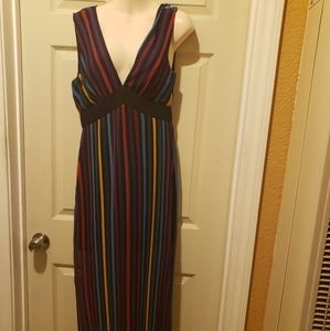 BCBGENERATION Striped Maxi Dress 0